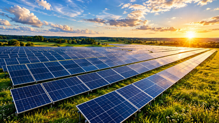 Nettoyage centrales solaires au sol